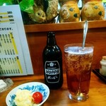 菊乃家本店 - ホッピー黒とお通し