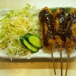 手打ちうどん 初海家 - 串カツ