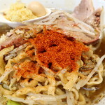 ラーメン二郎 - 一味投下～♪