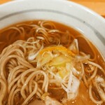 爽亭 - ねぎは、下茹でされています。