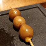 焼鳥 市松 - うずらの老酒漬け