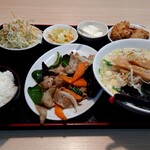 しんふくきん - 料理写真:トントロの黒胡椒炒め定食