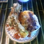 山翠庵 - 天ぷら、たらの芽・なす・カボチャ