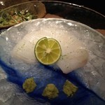 器楽亭 - ヤリイカ造り　見事です。