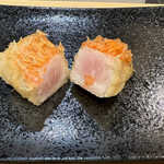 天ぷら とばり - 鱗付きの金目鯛