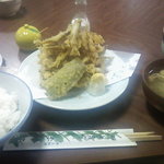 郷土料理　奈辺久 - わかさぎの天ぷら定食