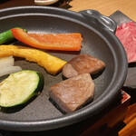 すき焼き 牛しゃぶ 松重 - 