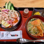 Notomae Sushi Morimori Sushi - 香箱かに丼　2022年11月