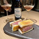 炭火焼肉 なかはら - ヒレカツサンド