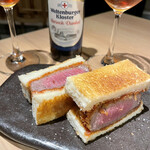 炭火焼肉 なかはら - ヒレカツサンド