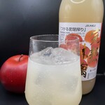 焼肉 凜檎や - 津軽完熟林檎ジュース
