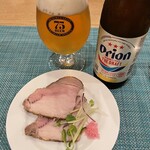 アクアベル - ローストポークが見事な焼き具合です。