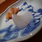 鮨小山 - つまみ赤貝とまこがれい