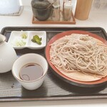 手打ちそばやさん うどんやさん 白虎 - いつもの「もりそば 会津産 普通盛」(¥730-税込)です。