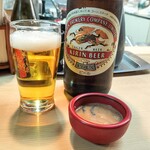 井泉 - ビールと「お通し」の塩辛
