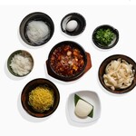 Various ways to enjoy stone-grilled mapo tofu