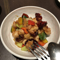 四川料理 龍の子 - カシューが入ると、歯ごたえが楽しいですもん。