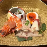 四季の蔵 右近 本店 - 旬の前菜五種盛合せ