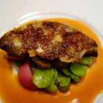 レストラン・セン - フォアグラのブランデー焼き　サクサク仕立て