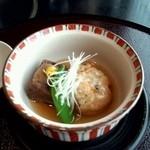 kichijoujikurumaya - 煮物（飛竜頭と牛角煮）