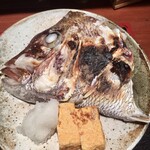 めしの助 - 真鯛かぶと塩焼き