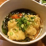 菊寿し - タラ白子の天ぷら