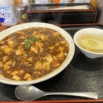 ラーメン チャイナキッチン 翠香 - 麻婆豆腐丼(スープ付)大盛￥950