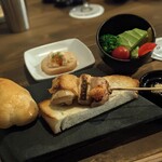 炭火焼鳥さかもり 北新地本通り店 - ネギマ