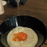 炭火焼鳥さかもり - 龍の卵の卵かけご飯