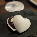 炭火焼鳥さかもり - マスカルポーネ最中