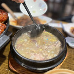 豚友家 新大久保店 - サムゲタン