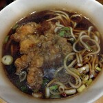 一〇そば - ﾌﾞﾘﾌﾞﾘのゲソ天