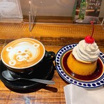 リトルネストカフェ - カプチーノ・プリン