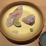 鮨 さかい - 真鯛＋くえ