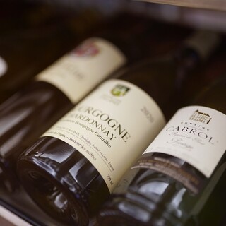 A wide variety of wines to enjoy with your meal