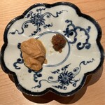 鮨 さかい - あん肝＋奈良漬け