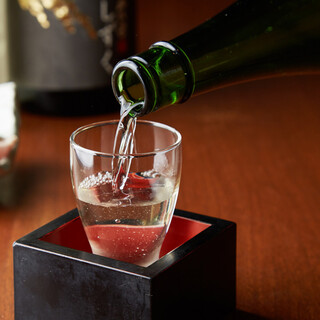 We have a wide variety of drinks that go well with food◎We recommend sake!