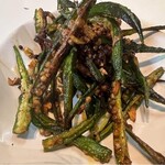 Stir-fried okra
