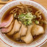 超多加水自家製手揉み麺 きたかた食堂 - 肉そば(960円)