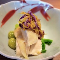 松石 - 山形 山形地鶏､もって菊 蒸し鶏　