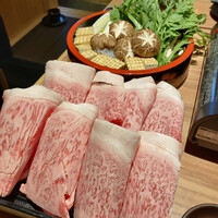 肉と日本酒いぶり 有楽町店 - すき焼きのお肉