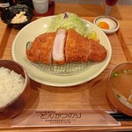 豚肉料理専門店 とんかつのり - 上ロースかつランチ 1500円(税込)