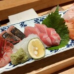 鮨なかもと - 造り盛合せの7種盛り