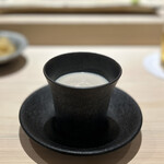 鮨 西崎 - 茶碗蒸し。