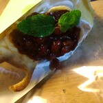 cafe nekoji - あずきクレープ。