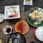 島活 - 天ぷらもめちゃ美味しい　白和えや小鉢も最高