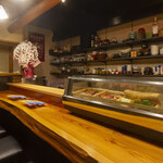 小粋料理 鶏ぃん - counter　seat