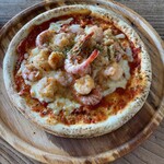 バックショアランチ - ガーリックシュリンプピザ