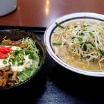 スミちゃんラーメン - ベトコンラーメン+生姜丼セット