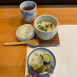 錦 - 茶碗蒸しも蒸したて熱々